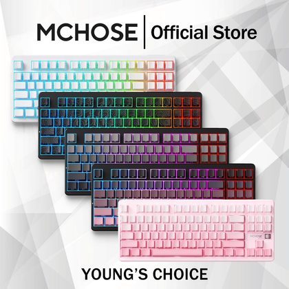 MCHOSE G87 Mechanical Wireless Keyboard, Tri-Mode